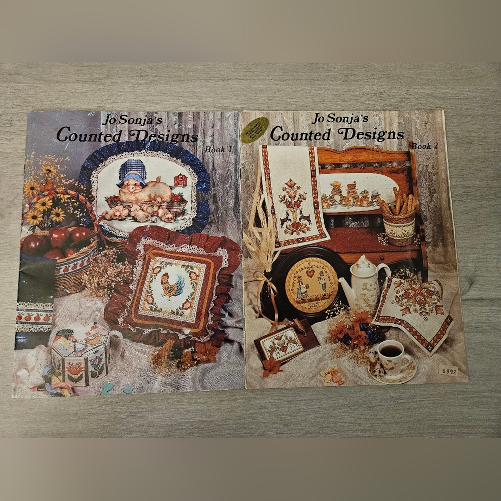 Jo Sonja's Counted Cross Stitch Designs Books
